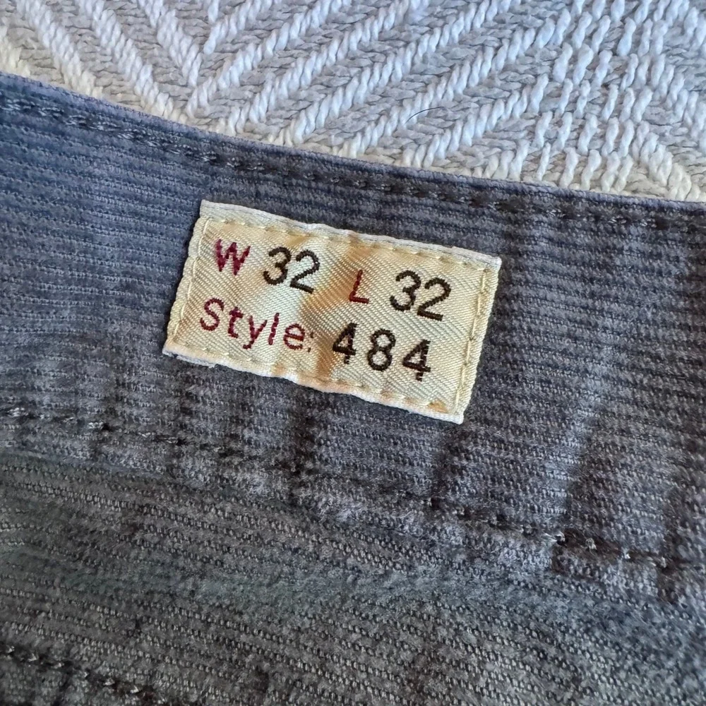 Men's J Crew Corduroy Slim Fit Style 484 Pants,‎ Gray, Size 32x32
